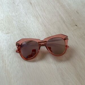 Karen Walker pink sunglasses